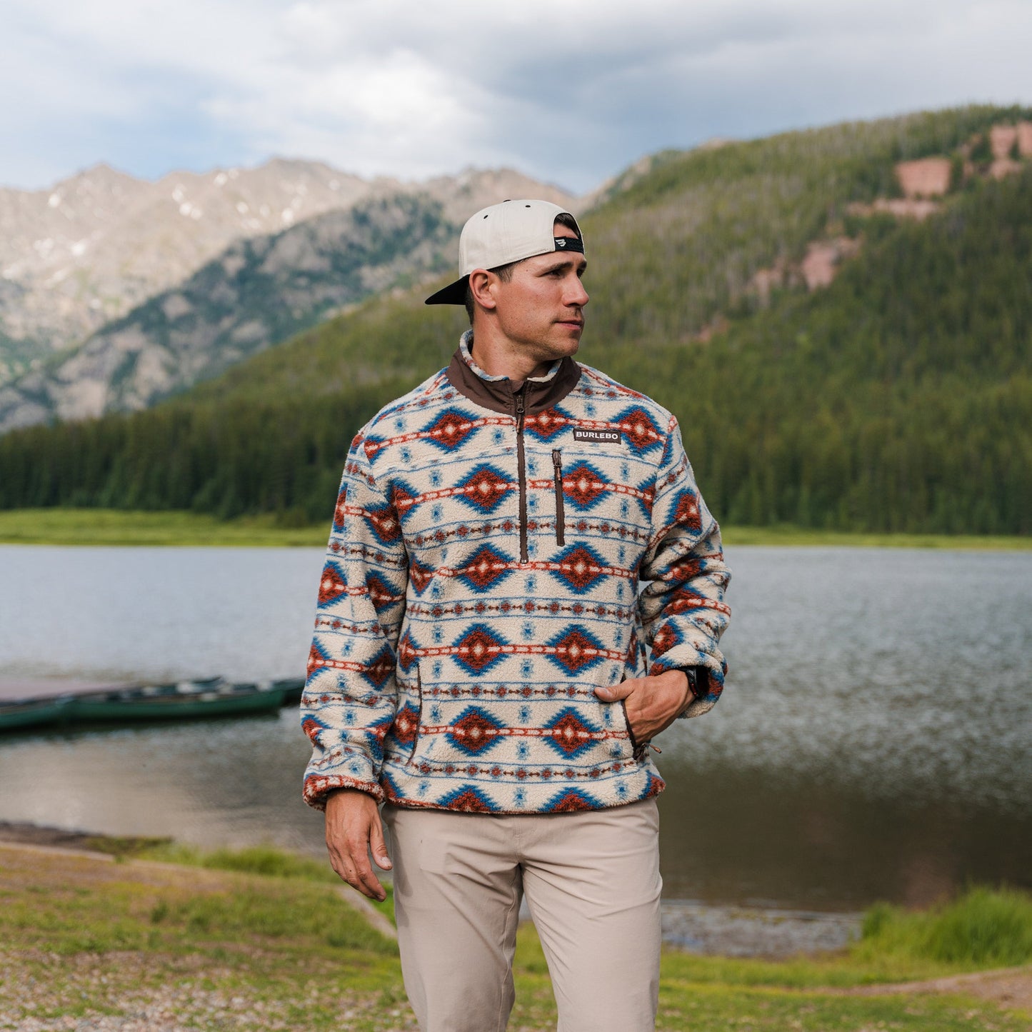 Arizona Aztec - Mountain Fleece Sherpa - Quarter Zip